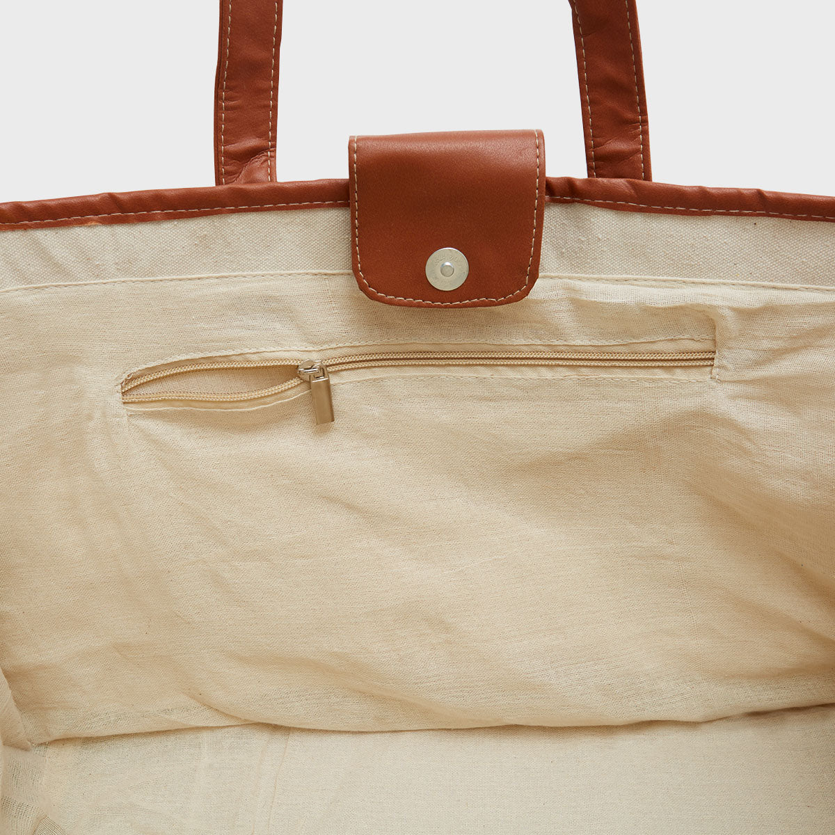 Wholesale canvas bags with leather online handles