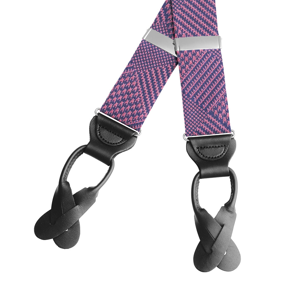 Blockley Pink Braces/Suspenders