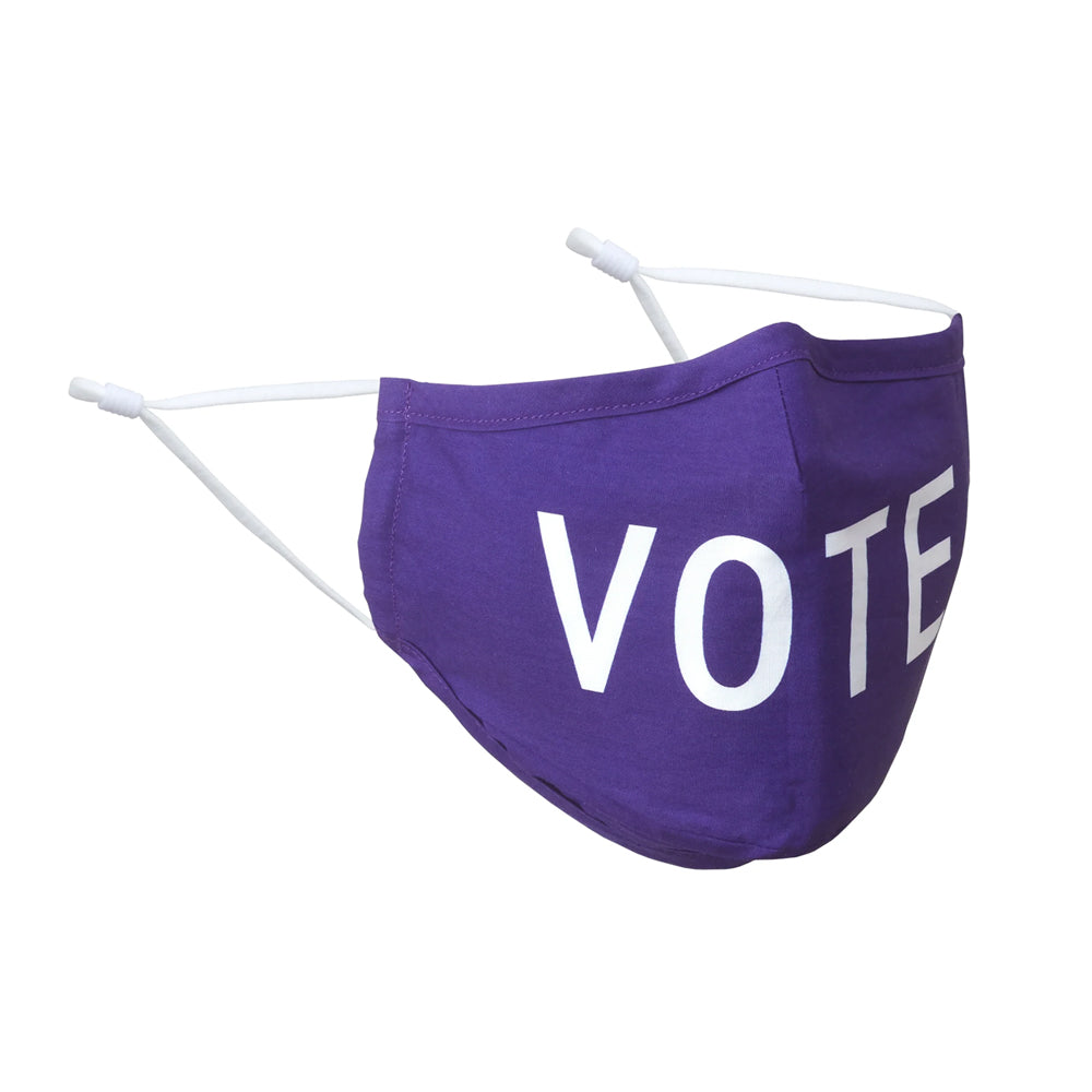 Ballot Purple Face Mask