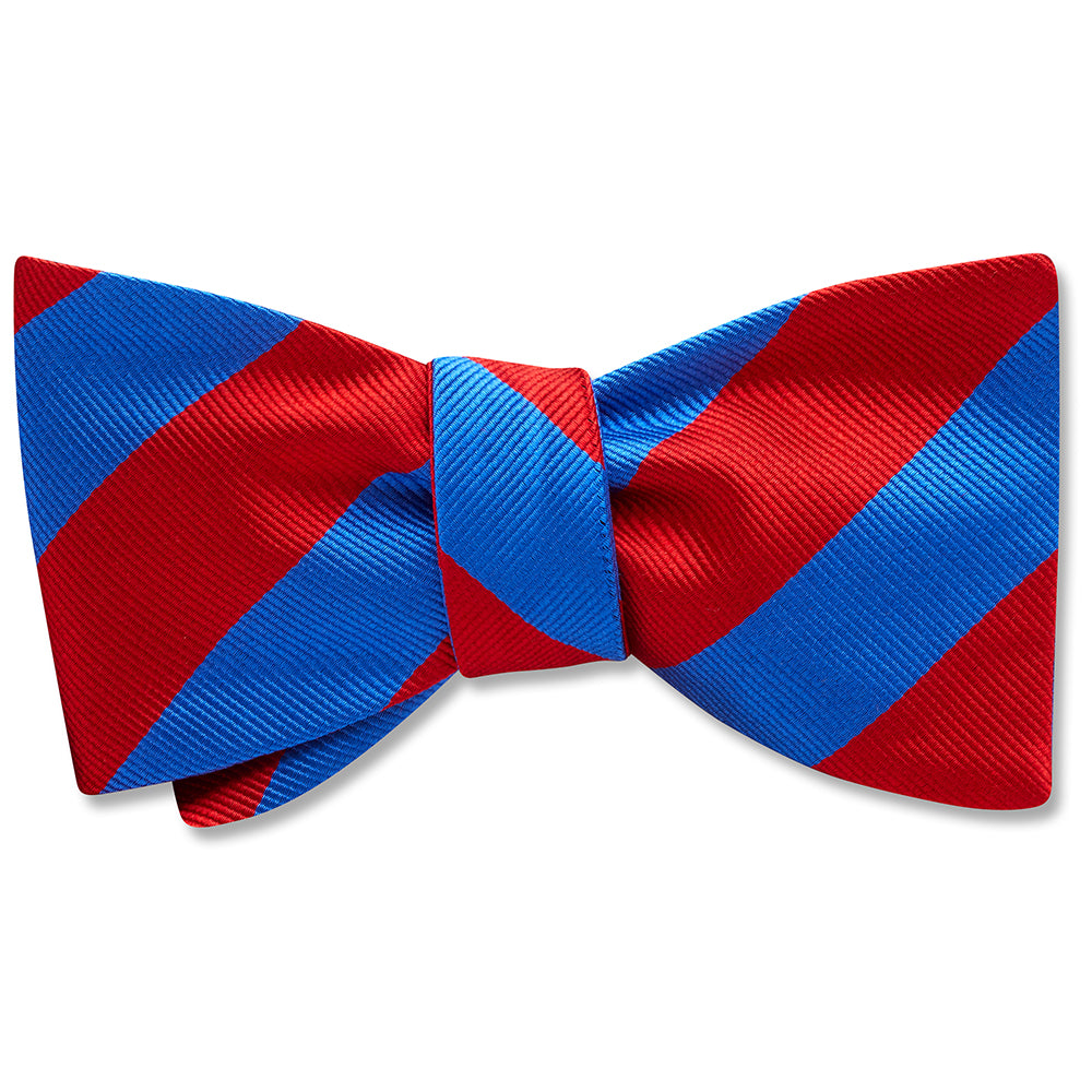 Collegiate Royal and Red bow ties