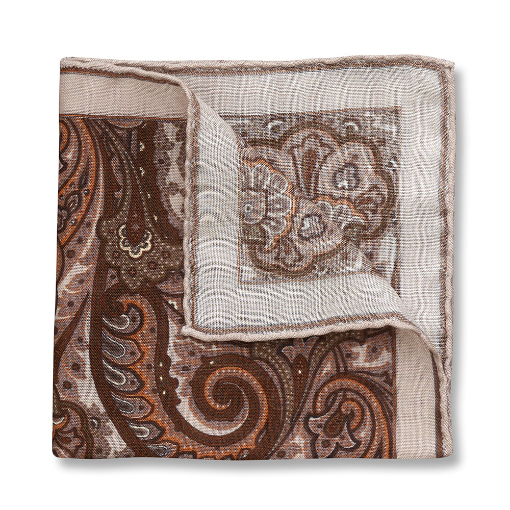 Fronda Brown - Pocket Square