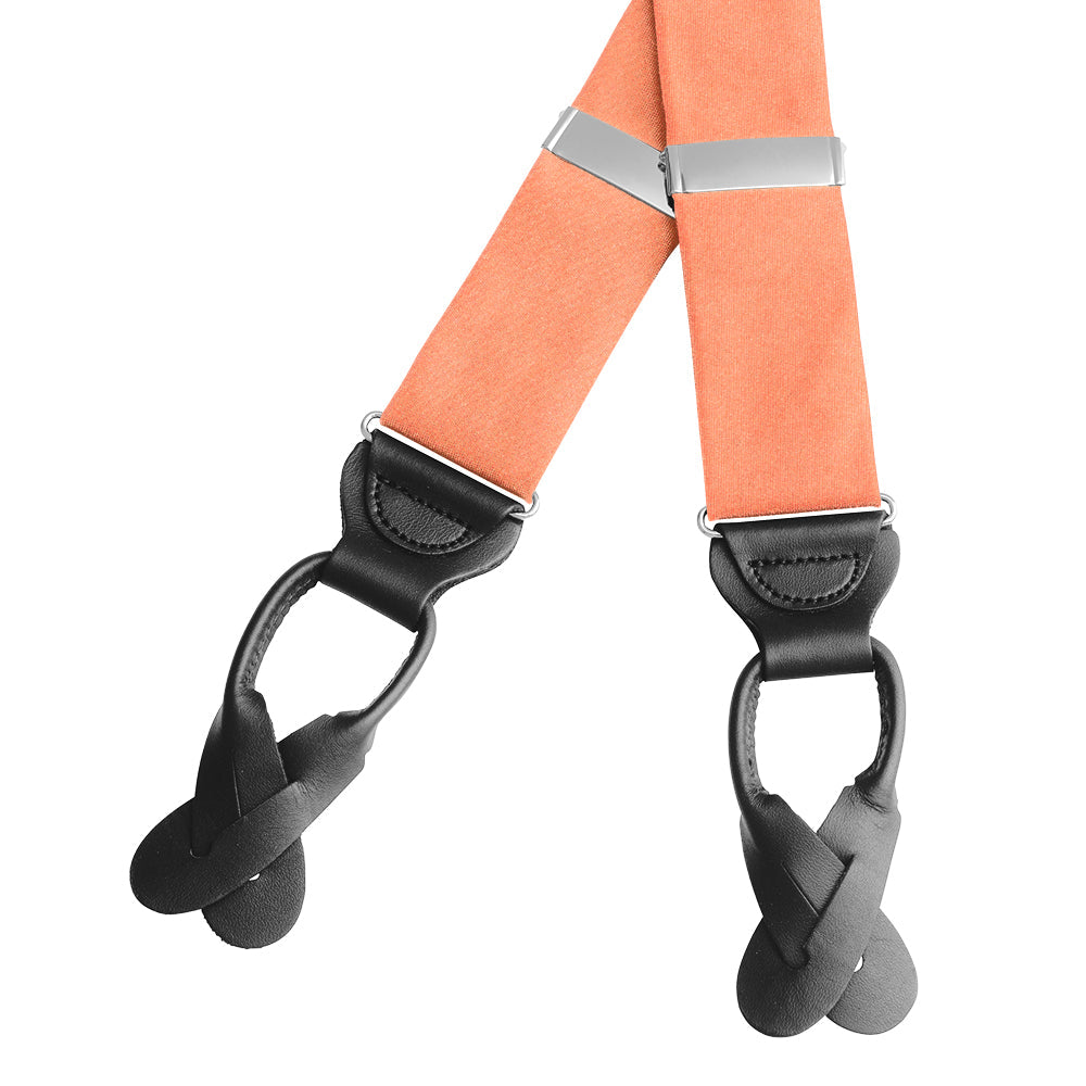 Living Coral Charmeuse Braces/Suspenders