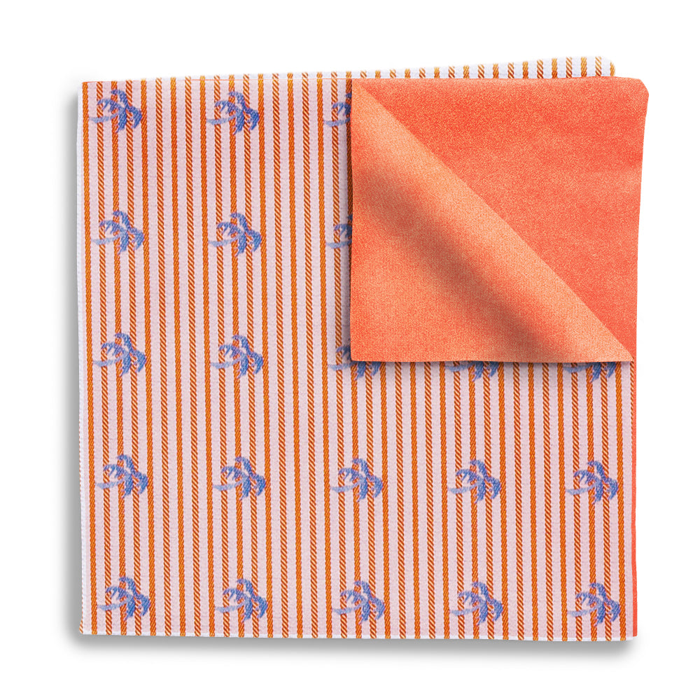 Coral sale pocket square