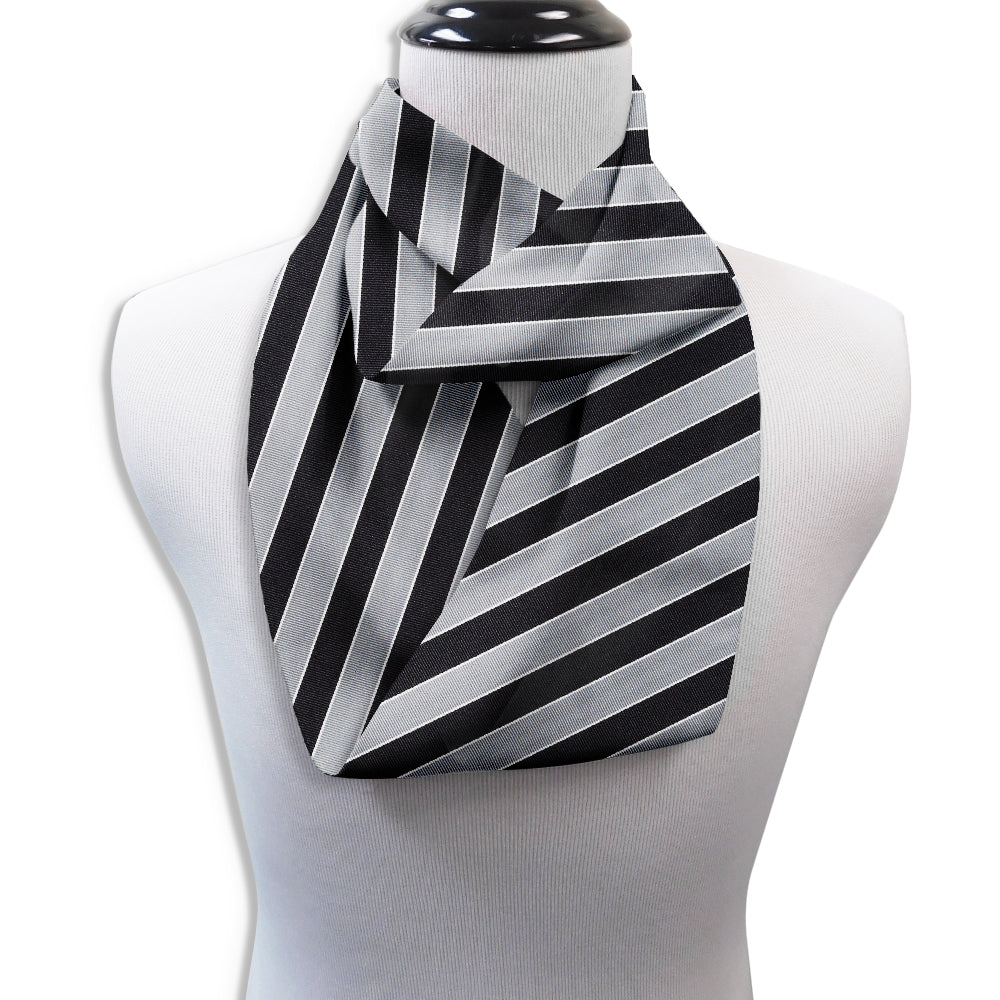 Scholastic Black/Silver Infinity Scarves