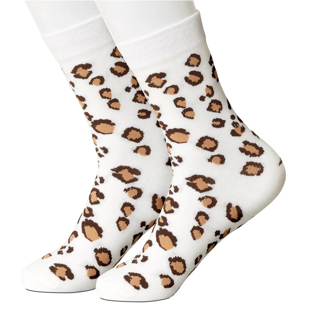 Spots White Women's Socks