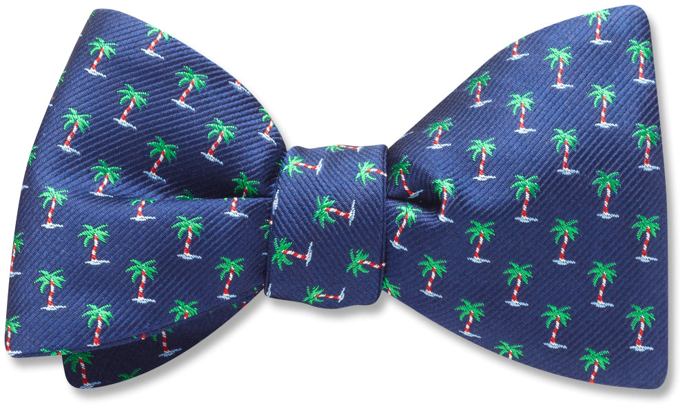 Holiday Palms Dog Bow Ties