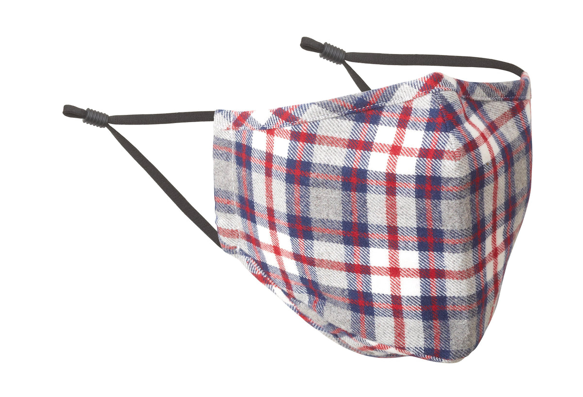 Skerry Red Flannel Face Mask – Beau Ties of Vermont